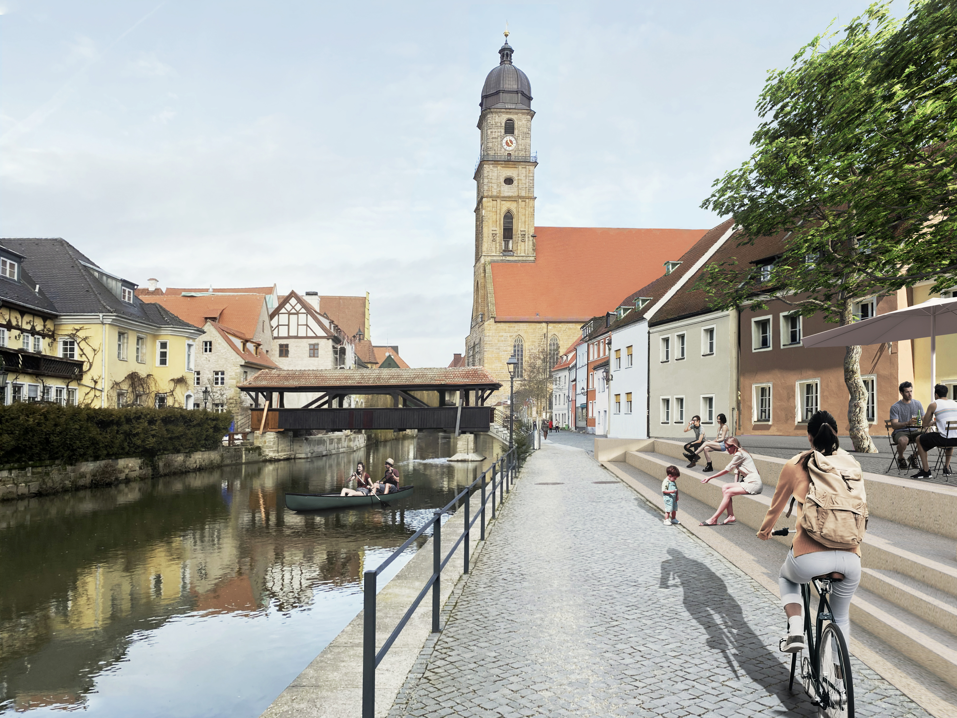  Flood protection Schiffgasse Amberg | Amelie Rost