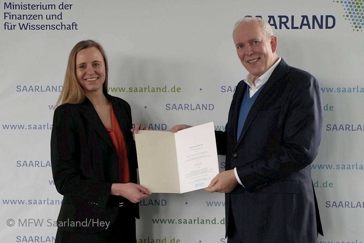 Appointed professor at htw saar – Amelie Rost